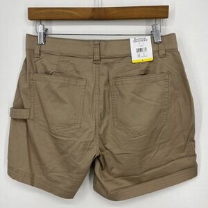Boston Traders Shorts Women's Size 6 Beige Cotton Blend Solid New NWT